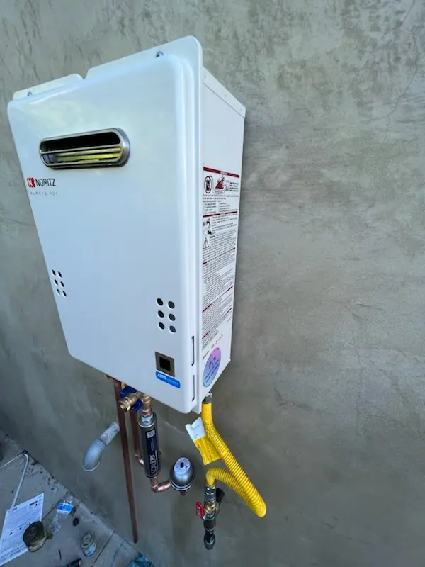 Tankless water heater installation for Skinkertown homes